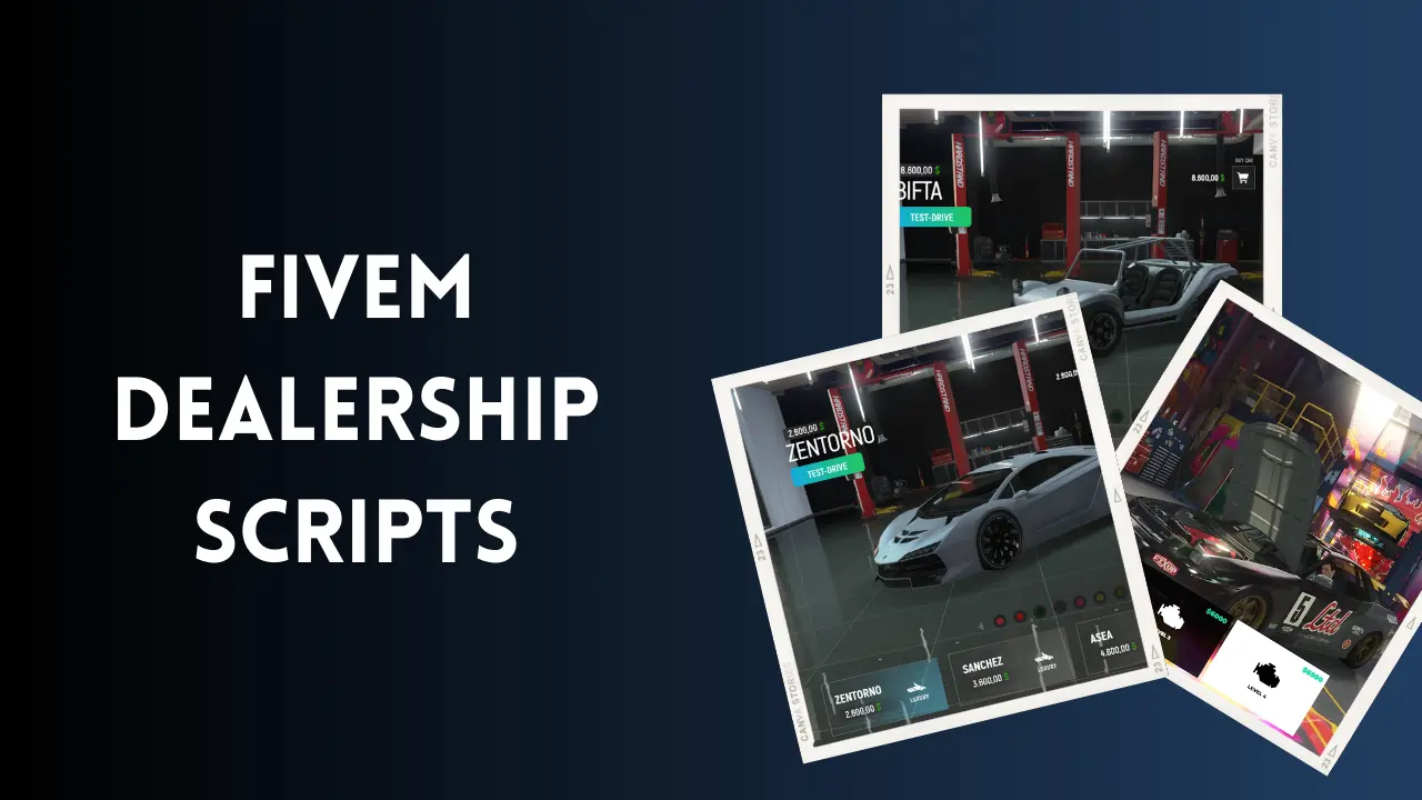 FiveM Dealership Scripts | Immersive Car Dealership