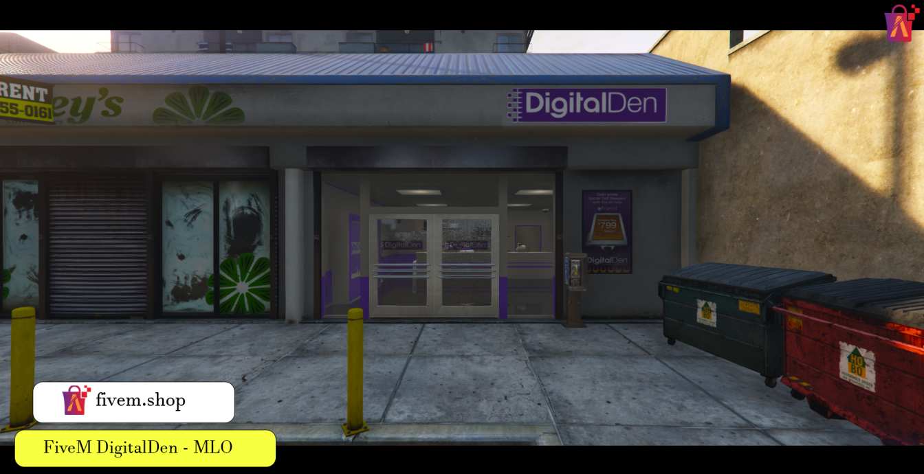 FiveM Digital Den MLO: Immersive Tech Store Roleplay