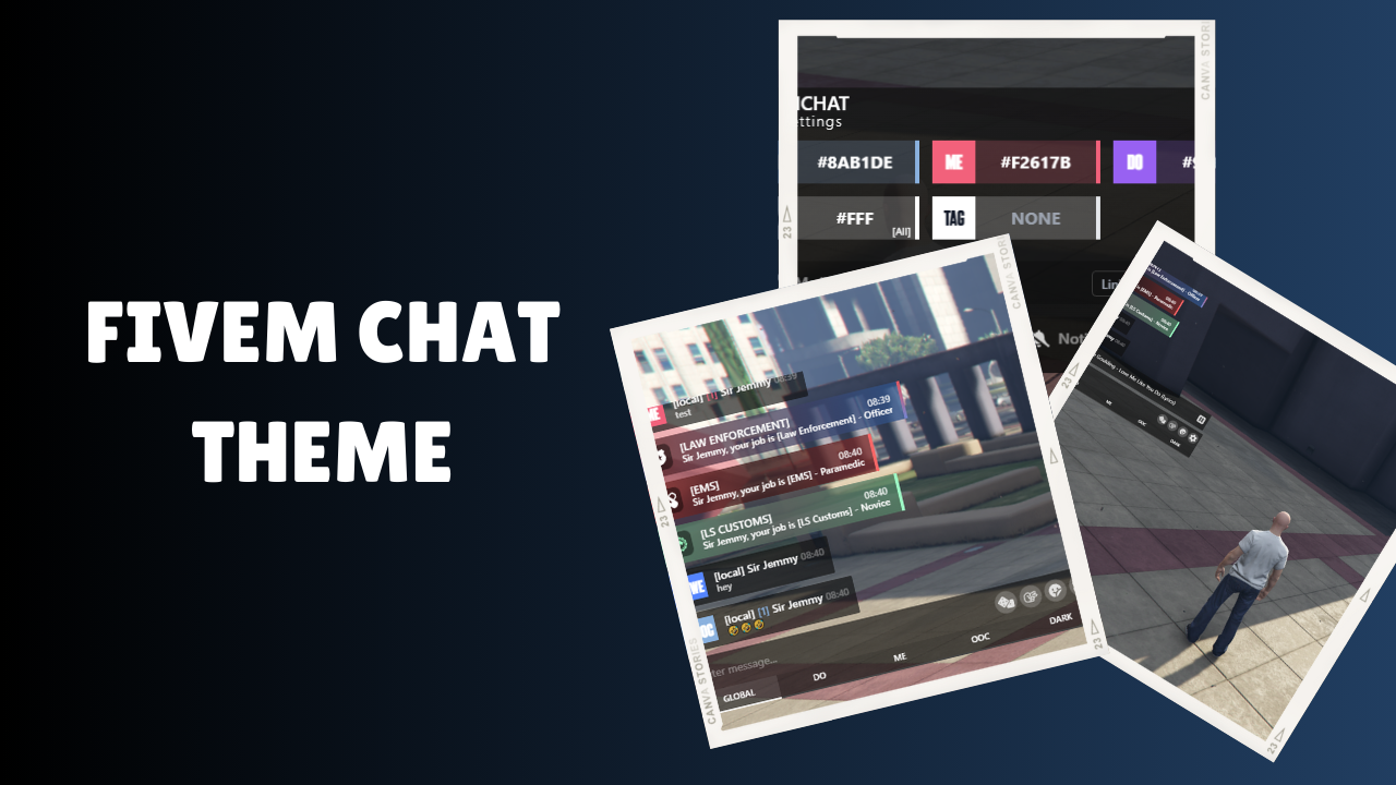Tema de Chat FiveM: Comunicação Sem Costura no Servidor FiveM