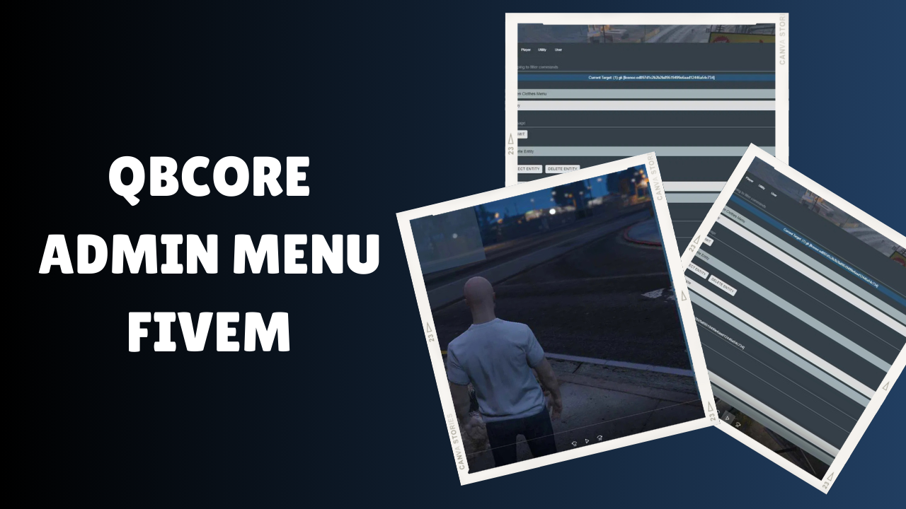 QBcore Admin Menu FiveM - Master Server Management