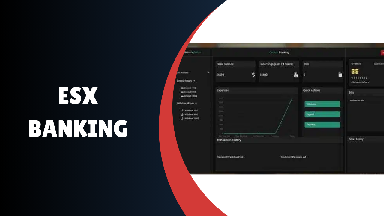Banco ESX para FiveM: Gestão Financeira Simplificada